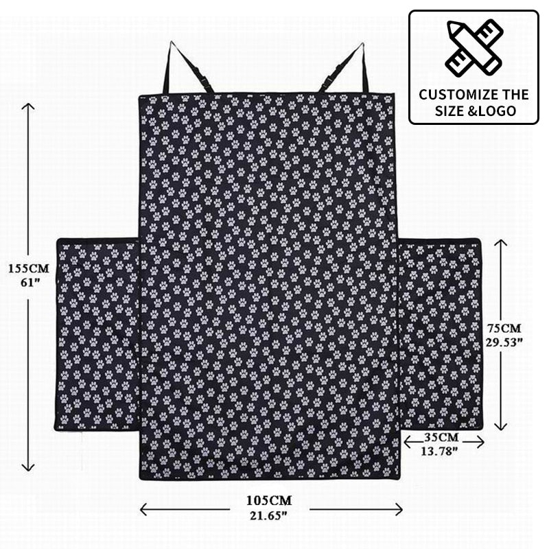 CAWAYI KENNEL Pet Carriers Dog Car Seat Cover Trunk Mat