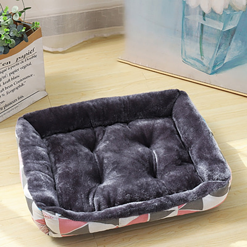 Pet Bed Mat Kennel Sofa Cushion Basket