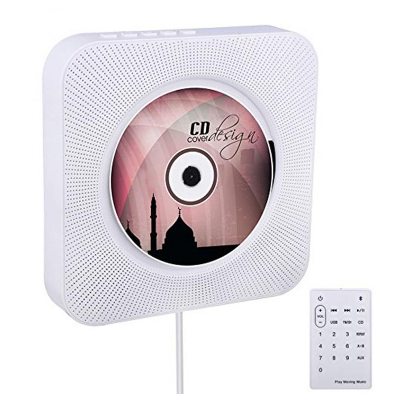 Wall Mountable CD Player Bluetooth Home Audio Boombox