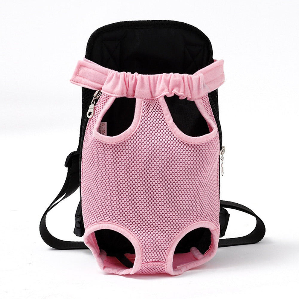 Mesh Dog Carriers Bag Outdoor Travel Backpack