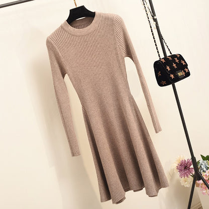 Women Long Sleeve Sweater Dress Women's