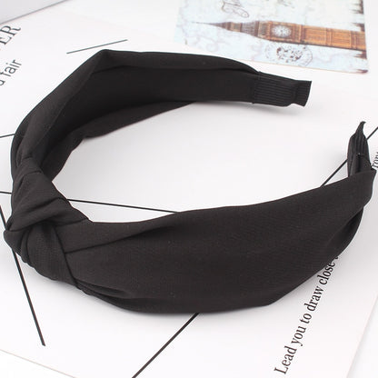 Wide Top Knot Hair Bands For Women Headdress