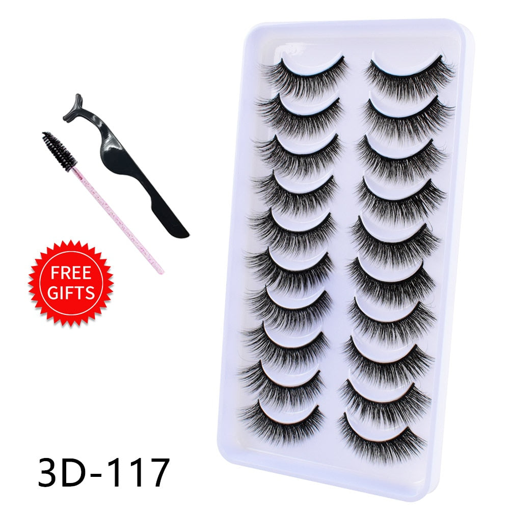 Beauty Natural False Eyelashes Dramatic 3D Mink Lashes