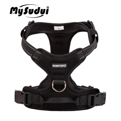 Pet Harness Large Small Pitbull Reflective Safety Harness