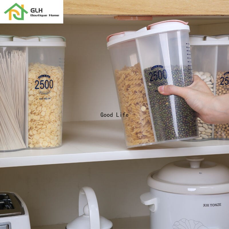 Kitchen food storage Cereal Dispenser Storage Box