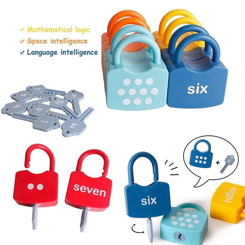 Lock And Key Pairing Alphanumeric Alphabet Learning Toy – Alert Trendy
