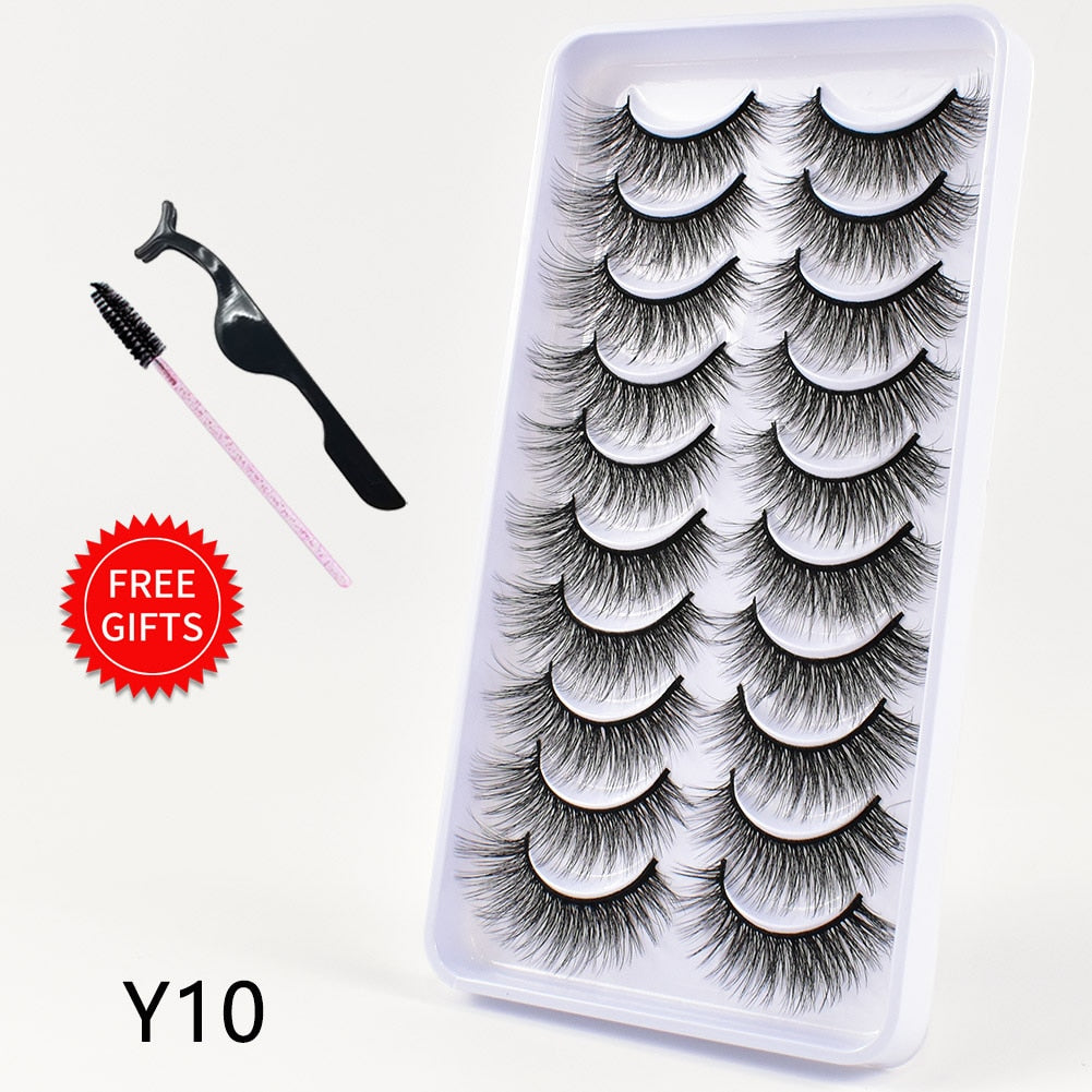 Beauty Natural False Eyelashes Dramatic 3D Mink Lashes