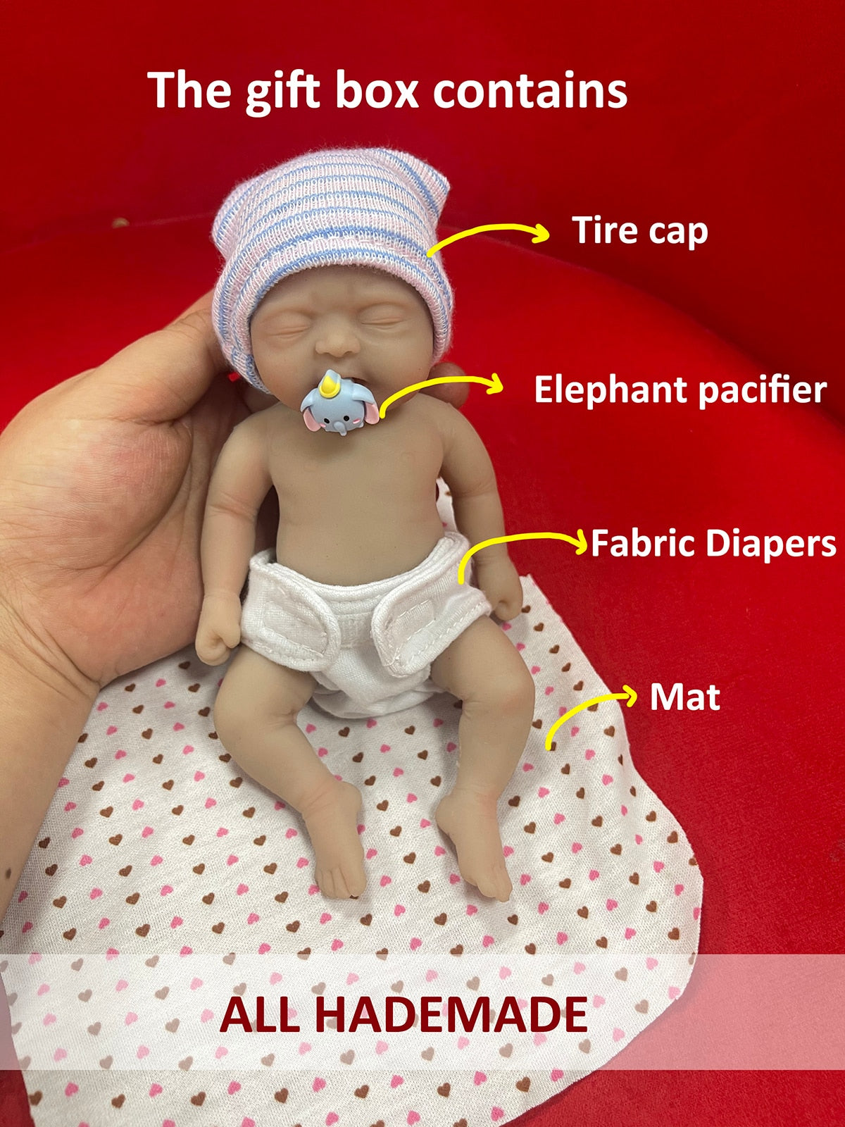 Micro Preemie Full Body Silicone Baby Doll