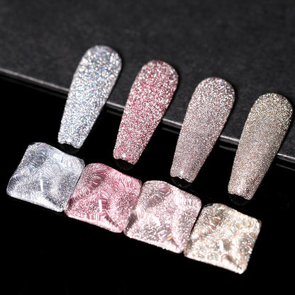 Beauty Sparkling Gel Nail Polish Reflective Glitter Nail Gel