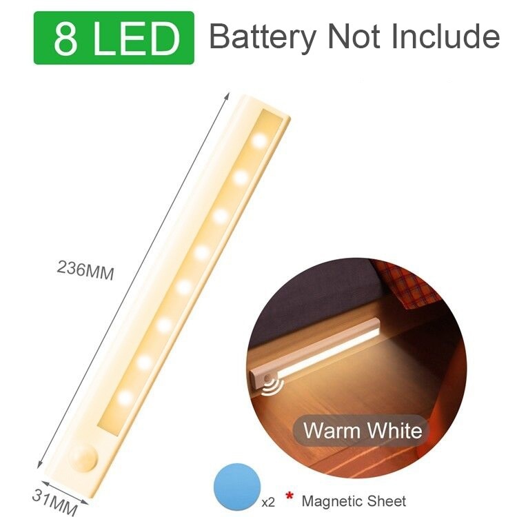 Motion Sensor Wireless LED Night Lights Bedroom Decor Light
