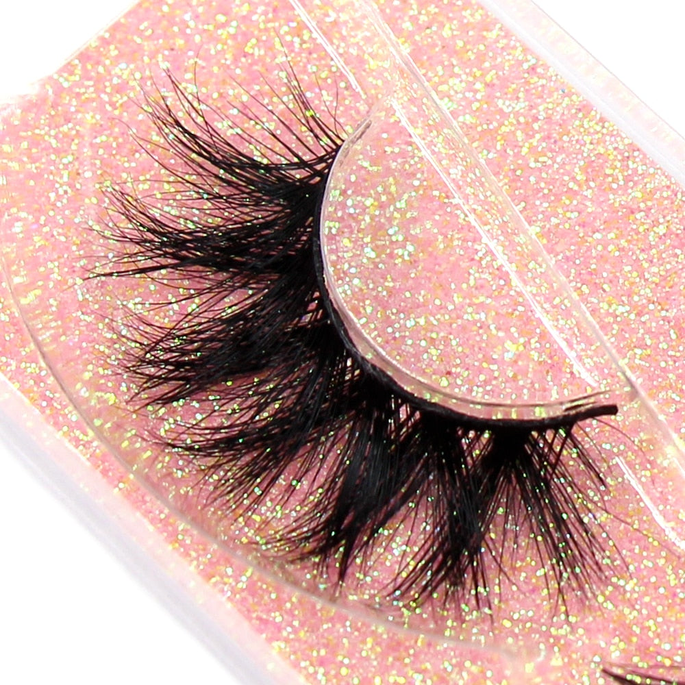 Beauty Makeup Eyelashes 3D Mink Lashes Fluffy Soft Wispy Natural Cross
