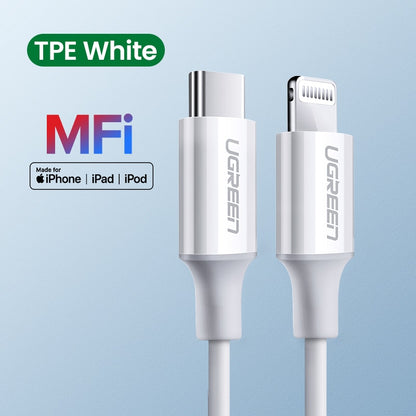 USB Type C to Lightning Cable for iPhone Fast USB C Charging Data Cable