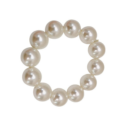 Woman Big Pearl Hair Ties Fashion Korean Style