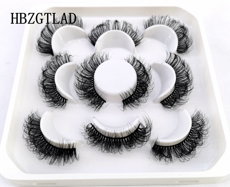 Beauty 3D Mink Lashes Bulk Faux with Custom Box Wispy