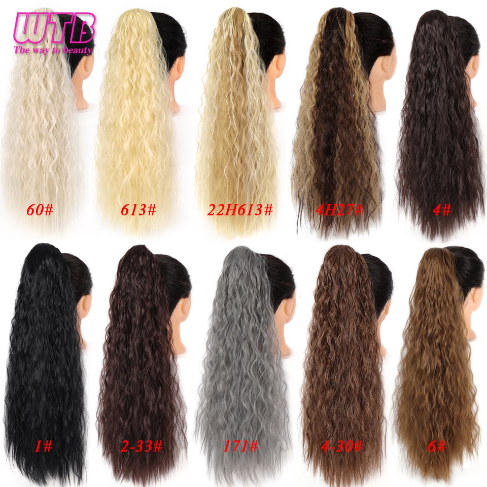 Beauty WTB Long Afro Kinky Curly Ponytail for Women