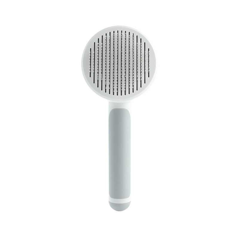 Self Cleaning Slicker Brush for Dog and Cat Removes Hair Massages