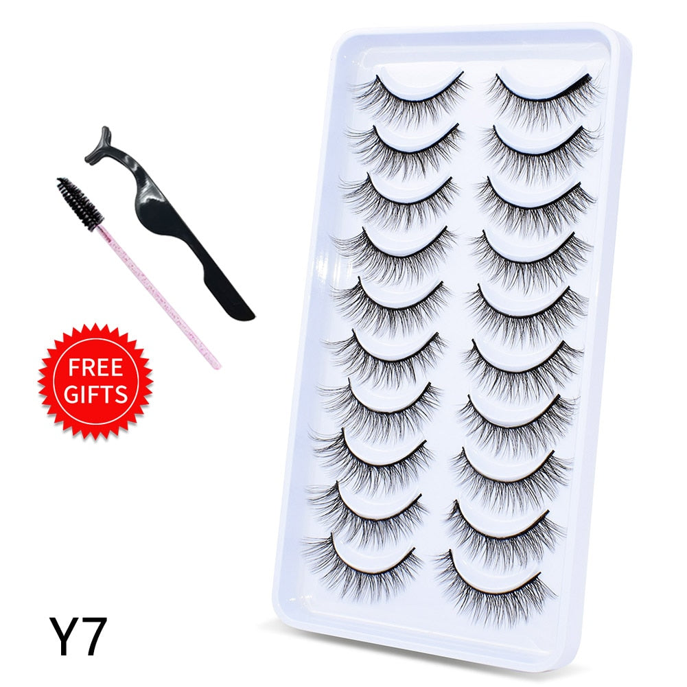 Beauty Natural False Eyelashes Dramatic 3D Mink Lashes