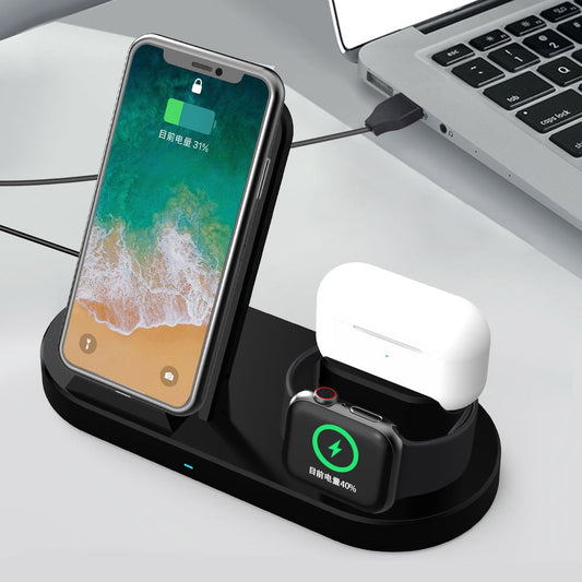 15W Fast Wireless Charger Airports Pro Watch Stand Charging