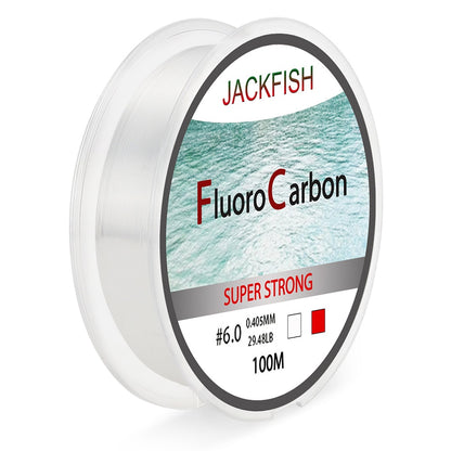 JACKFISH 100M Fluorocarbon fishing line 5-30LB