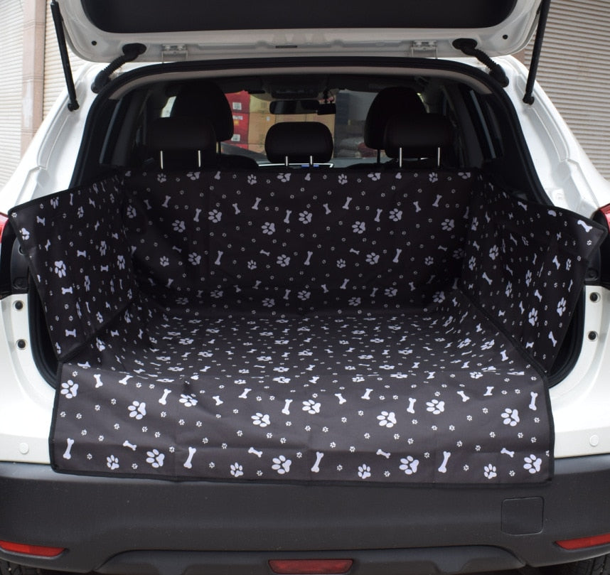 CAWAYI KENNEL Pet Carriers Dog Car Seat Cover Trunk Mat