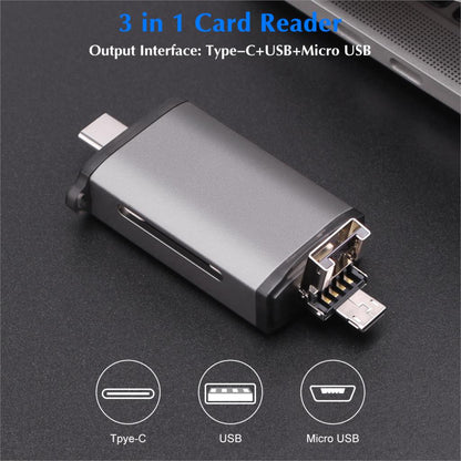 Card Reader Micro USB 2.0 Type C to SD Micro
