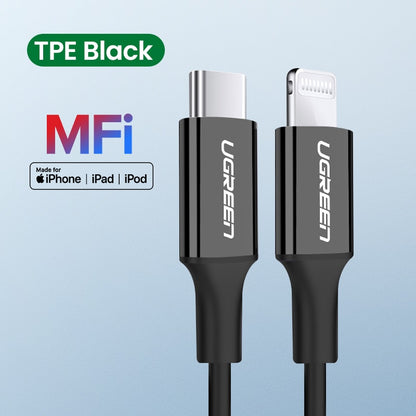 USB Type C to Lightning Cable for iPhone Fast USB C Charging Data Cable