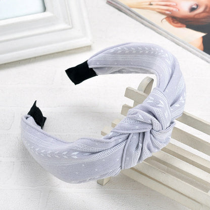 Wide Top Knot Hair Bands For Women Headdress