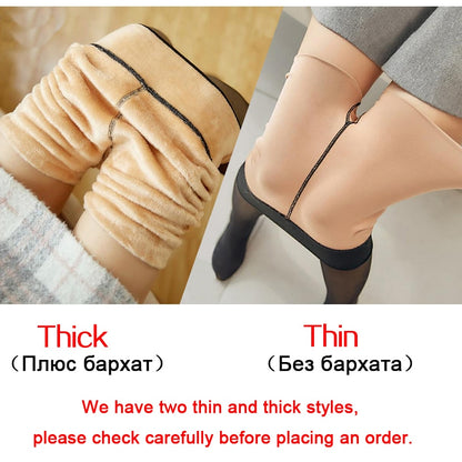 Winter Women Warm Leggings High Waist Super Elastic