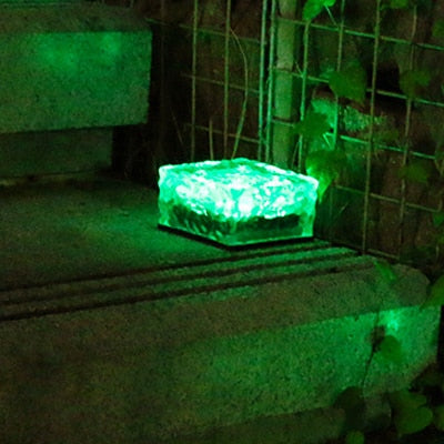 Lawn Solar Garden Light LED Brick Ice Cube Solar Lights
