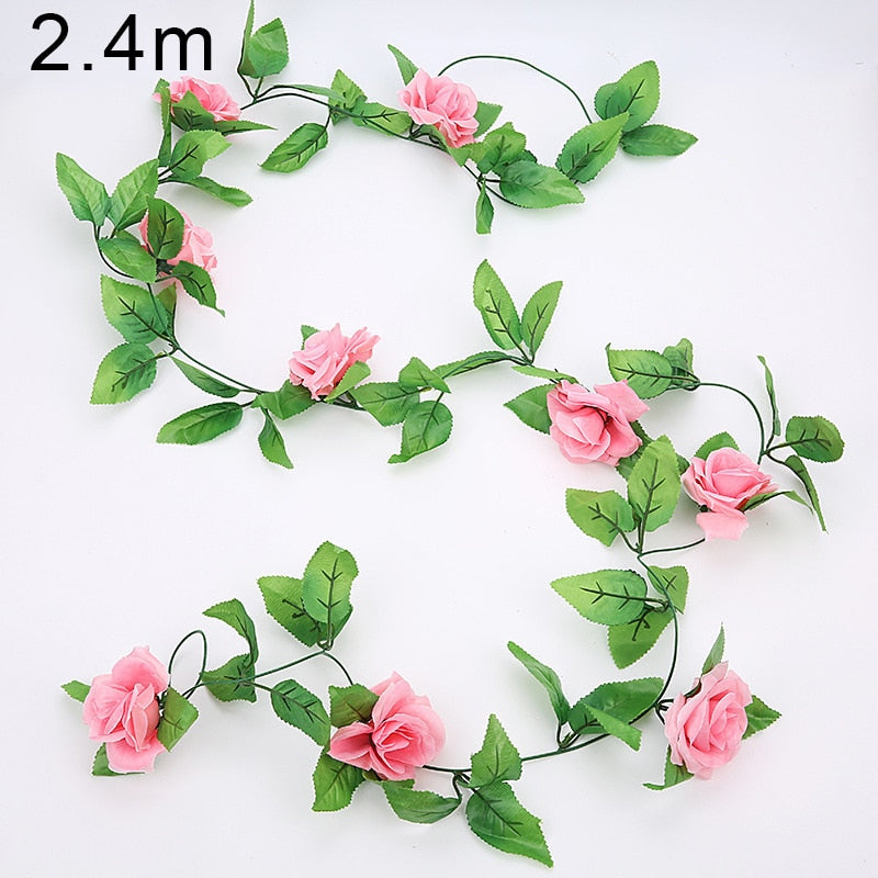 Artificial Vine Plants Hanging Ivy Green Leaves Garland