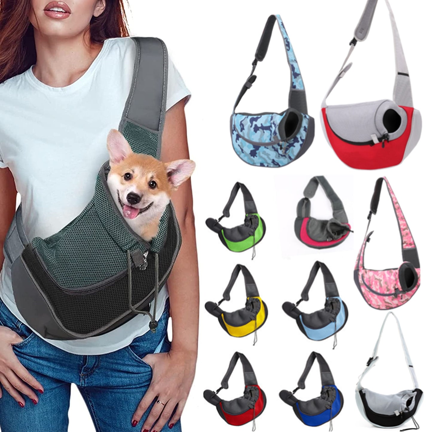 Breathable Pet Dog Carrier Outdoor Travel Handbag