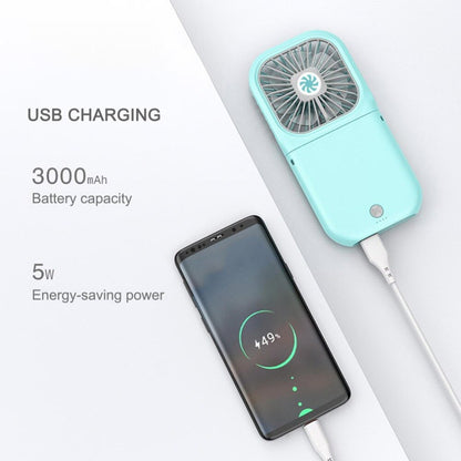 Portable Mini Fan USB Rechargeable with Power Bank