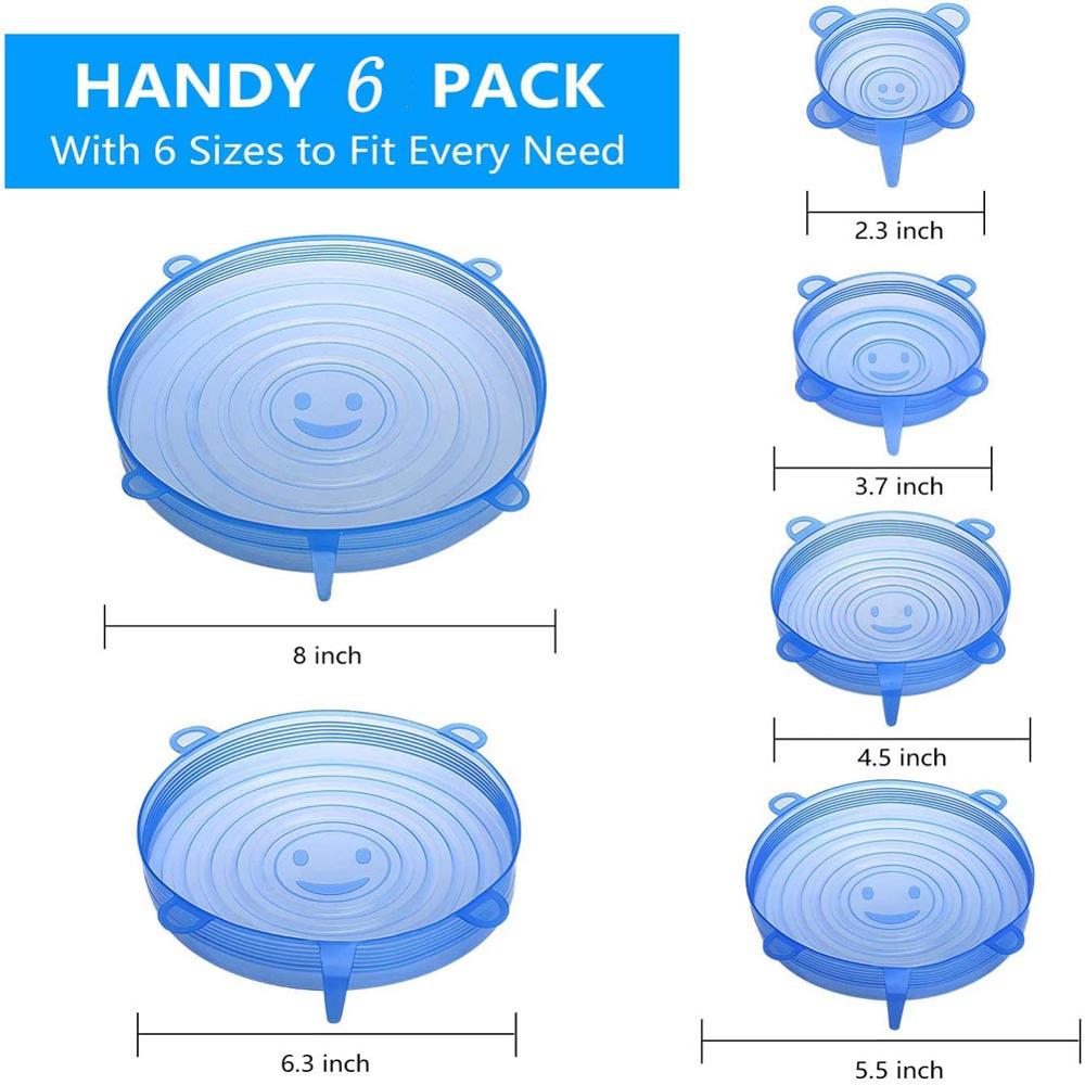 Silicone Cover Stretch Lids Airtight Food Wrap Covers