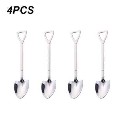 Shovel Spoons Stainless Steel Teaspoons Tableware