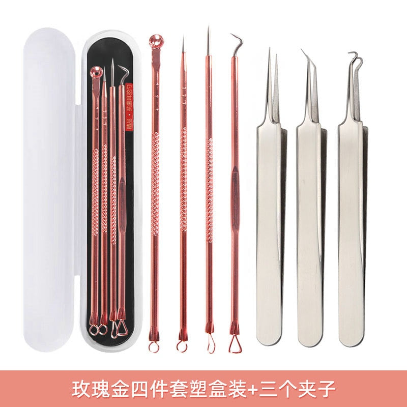 Beauty 4 7 Pieces Stainless Steel Acne Removal
