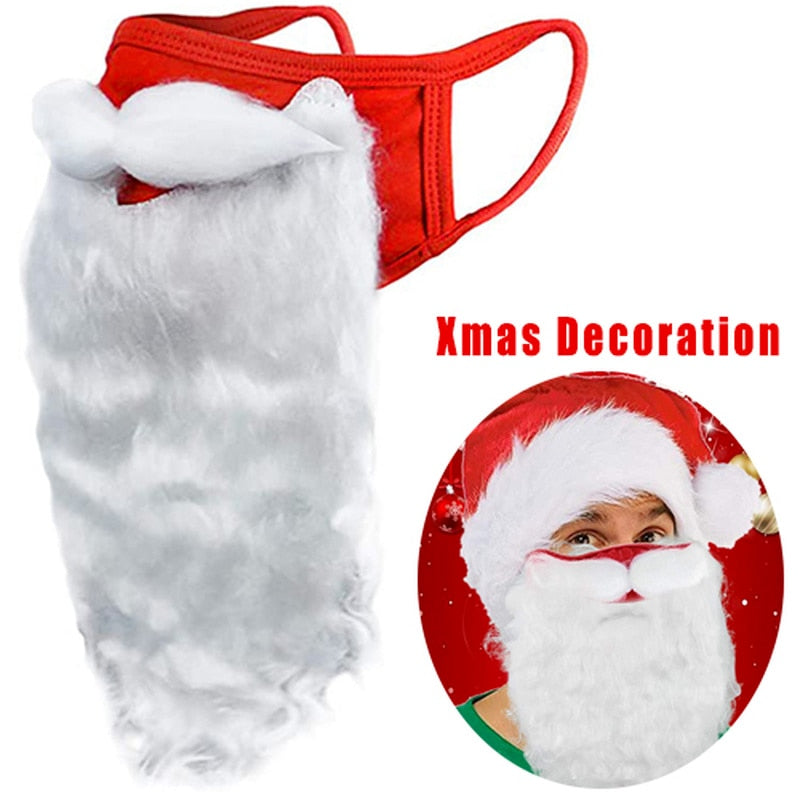 Christmas Decoration Creative Santa Claus Beard Masks