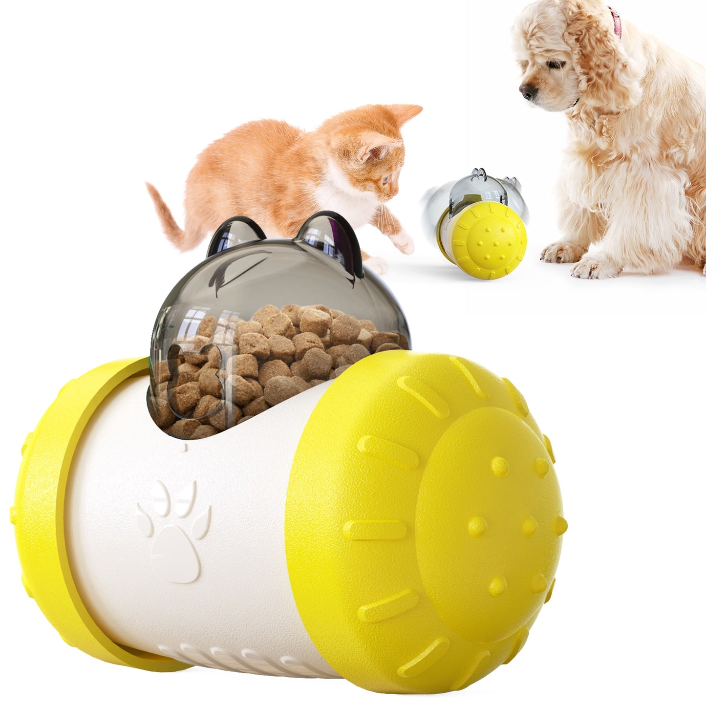 Funny Dog Treat Leaking Wheel Interactive Toy