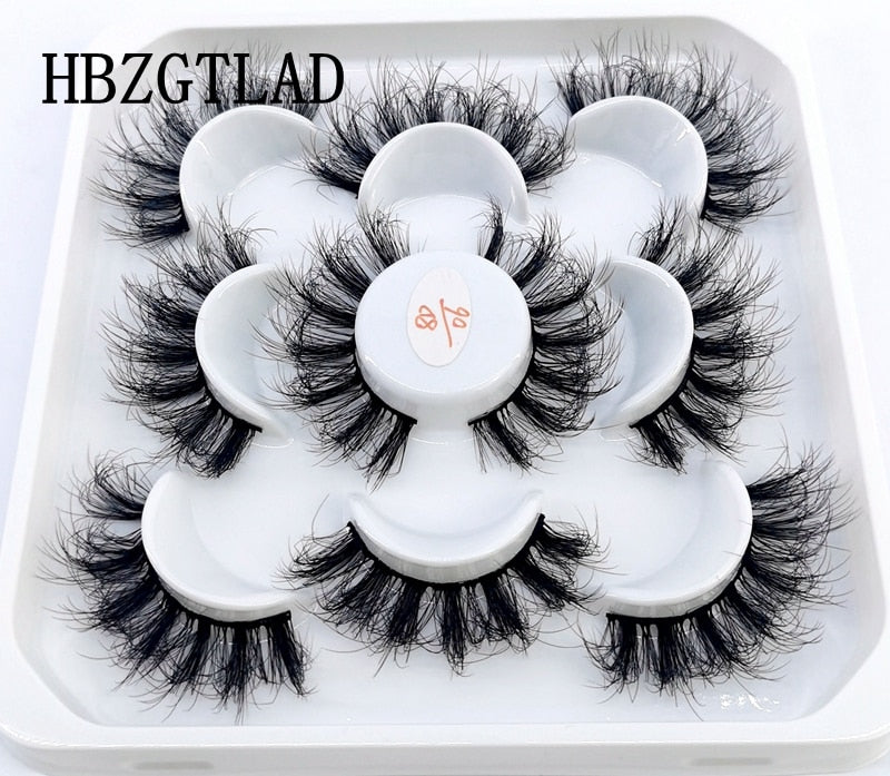 Beauty 3D Mink Lashes Bulk Faux with Custom Box Wispy