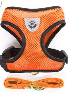 Dog Harness Cat Harness Dogs Leashs Training Soft Mesh Chest Strap