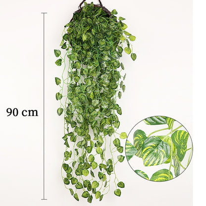 Artificial Vine Plants Hanging Ivy Green Leaves Garland