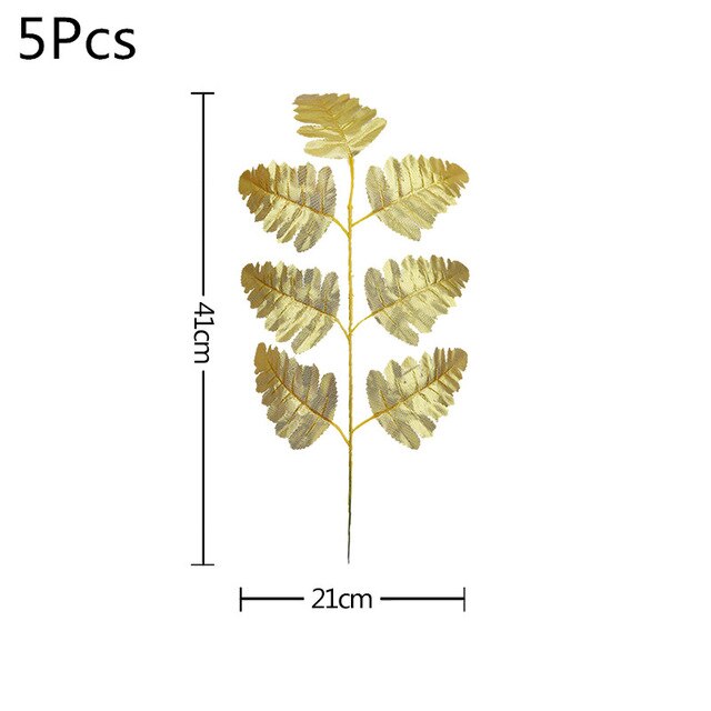Artificial Gold Green Turtle Leaf Scattered Silk Plant