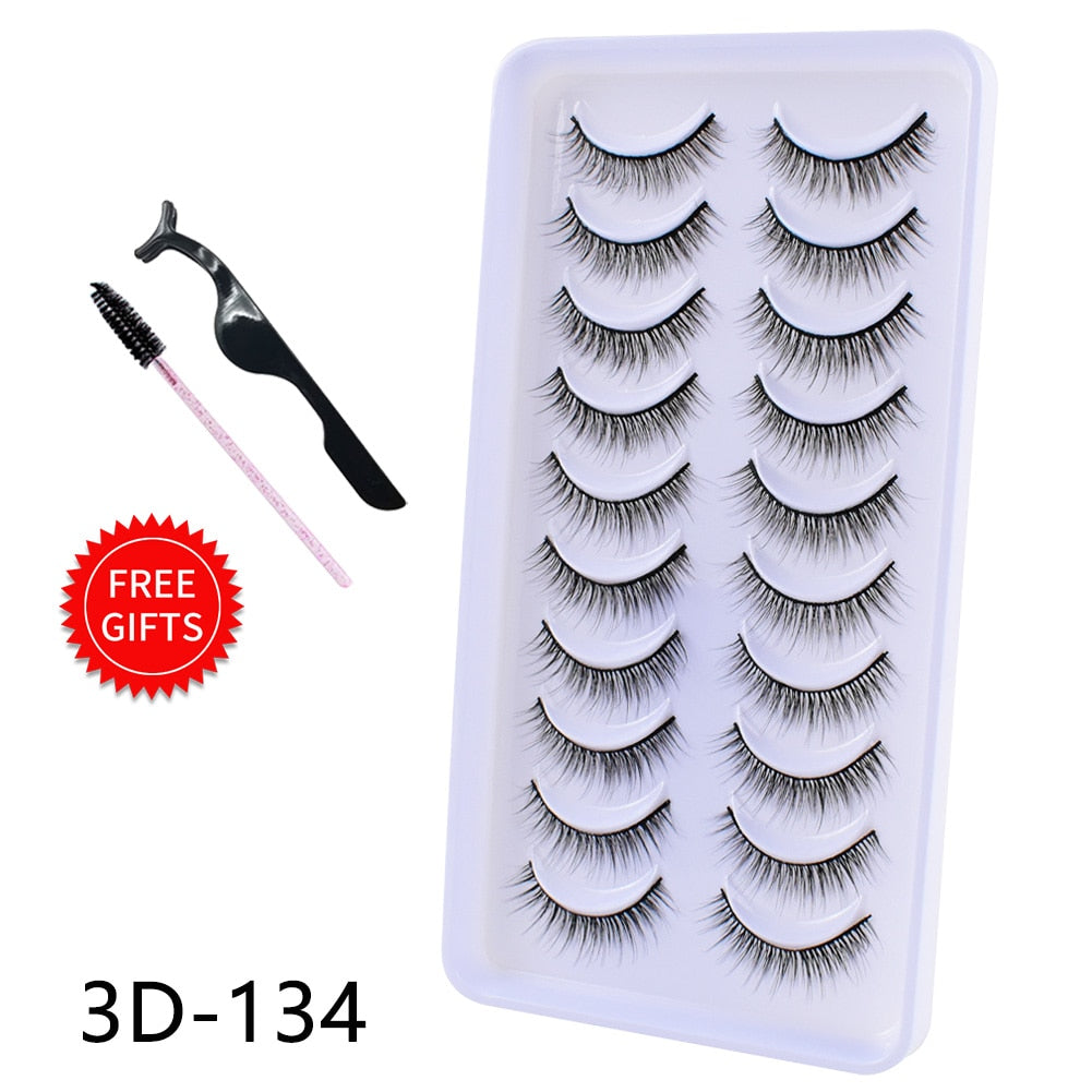 Beauty Natural False Eyelashes Dramatic 3D Mink Lashes