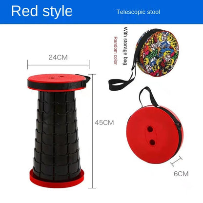 Retractable Stool Folding Chiar Outdoor Portable