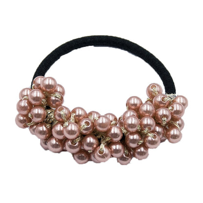 Woman Big Pearl Hair Ties Fashion Korean Style