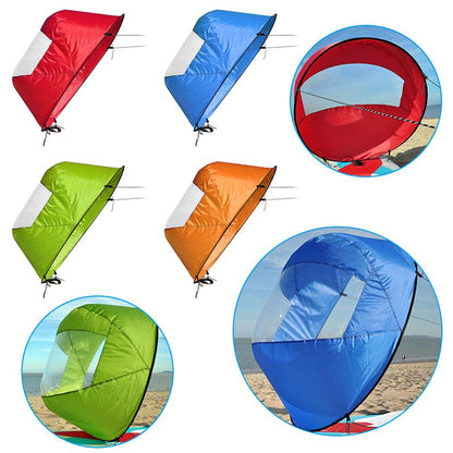 Foldable Kayak Boat Wind Sail Summer Surfing Wind Paddle