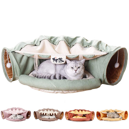 Collapsible Removeable Cat Tunnel Tube Ferrets