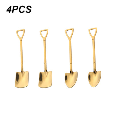 Shovel Spoons Stainless Steel Teaspoons Tableware