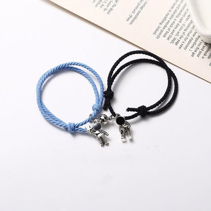 2pieces Couple Magnet Attract Each Other Creative  Bracelet