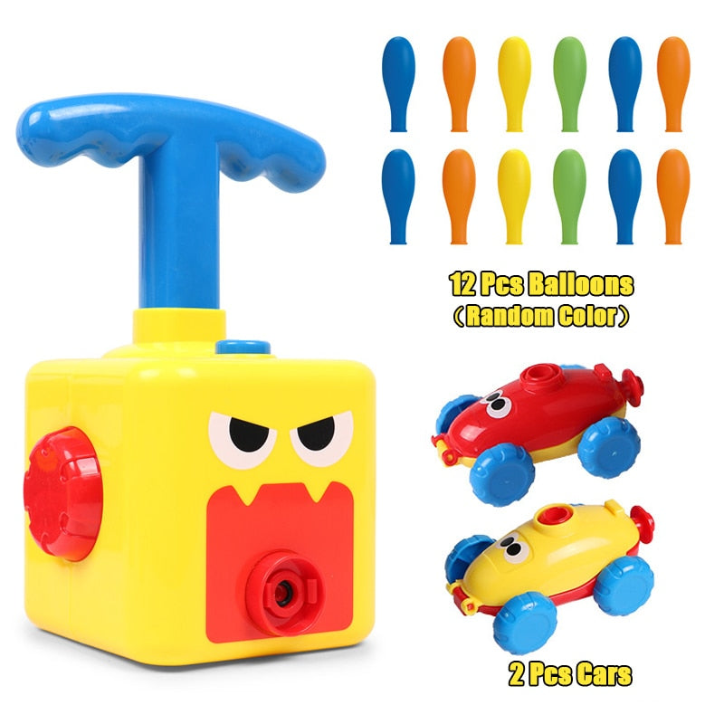 Power Balloon Launch Tower Toy Puzzle Fun Education