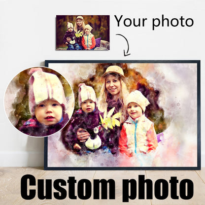 Personalized Custom Watercolor Painting From Your Photos